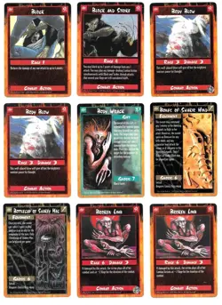 Rage the Apocalypse Werewolf White Wolf Cards / Unl / Ltd / Choose / A-Q / mb20 - Image 4