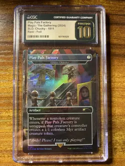 MTG✨PLAY PALS FACTORY (Genesis Chamber) FOIL✨SLD X CHUCKY CGC 10 PRISTINE Rare - Image 1