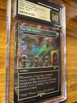 MTG✨PLAY PALS FACTORY (Genesis Chamber) FOIL✨SLD X CHUCKY CGC 10 PRISTINE Rare - Image 3