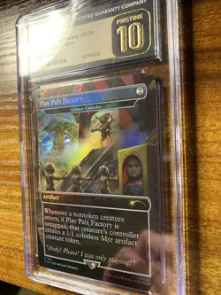 MTG✨PLAY PALS FACTORY (Genesis Chamber) FOIL✨SLD X CHUCKY CGC 10 PRISTINE Rare - Image 4
