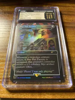 MTG✨PLAY PALS FACTORY (Genesis Chamber) FOIL✨SLD X CHUCKY CGC 10 PRISTINE Rare - Image 5