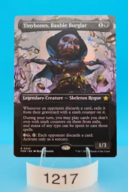 MTG Tinybones, Bauble Burglar (Borderless) Foundations Regular #324 - Image 1