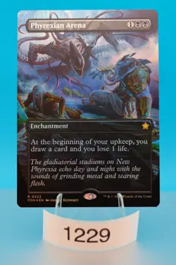 MTG Phyrexian Arena (Borderless) Foundations Foil #322 - Image 1