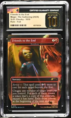 TWINFLAME Secret Lair Friends to the End Foil Chucky CGC 10 Pristine MTG - Image 1