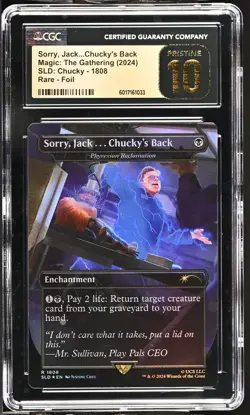 PHYREXIAN RECLAMATION Secret Lair Sorry Jack Chucky's Back Foil CGC 10 MTG - Image 1