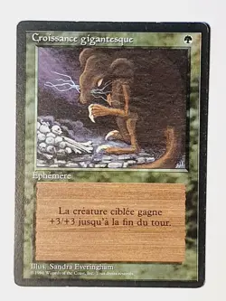 FR/VF Gigantic Growth - Giant Growth FBB/Foreign Black Bordered Mtg Magic - Image 1