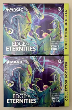 Magic The Gathering: Edge Of Eternities / Collector Omega Booster Box (Lot of 2) - Image 1