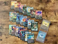 MTG Secret Lair Sonic the Hedgehog / Full Foil Set / Chaos Emerald Yellow + Blue - Image 5