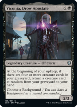 Viconia, Drow Apostate x1 NM Magic the Gathering 1x Commander Legends: Battle fo - Image 1