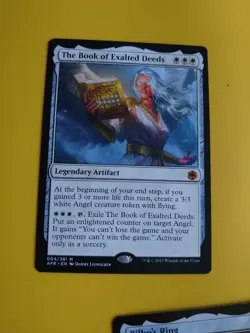 Bilbo's Ring & The Book of Expalted Deeds. LTr & AFR rare artifact MTG 2 Card. - Image 4