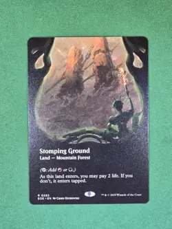 MTG Stomping Ground (Borderless) - 283 - Edge of Eternities Magic the Gathering - Image 3