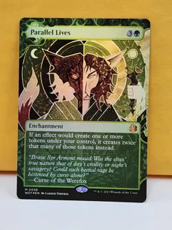 1x FOIL SHOWCASE Parallel Lives, NM, WOT, Magic: the Gathering, MtG - Image 1