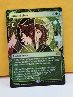 1x FOIL SHOWCASE Parallel Lives, NM, WOT, Magic: the Gathering, MtG - Image 2