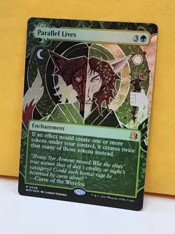 1x FOIL SHOWCASE Parallel Lives, NM, WOT, Magic: the Gathering, MtG - Image 3