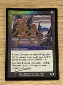 Ticking Gnomes Foil Urza's Legacy - Near Mint - Image 1