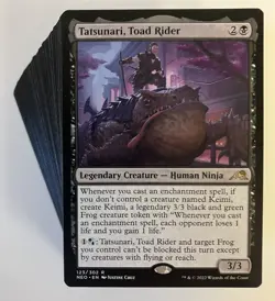 MTG Magic The Gathering Tatsunari, Toad Rider 🐸 Budget 100 Card Commander Deck - Image 1