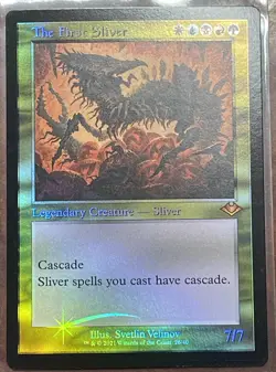 MtG The First Sliver FOIL Modern Horizons 1 Retro Frame Mythic NM/M Magic - Image 3
