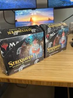 Mtg Strixhaven Collector Booster Box LOT OF 2 BOXES (24 Packs Total) SEALED 630509958863 - Image 1