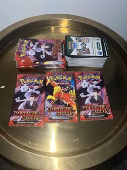 Pokemon TCG Destined Rivals Bulk Bundle. Some rares / holos + surprise cards - Image 1
