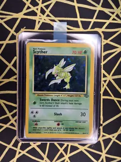 🔥 Scyther 10/64 🔥 Original Holo Rare Jungle Set Pokemon Card WOTC 1999 TCG - Image 2