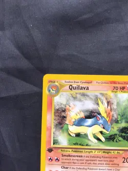 Pokemon Cards: Neo Genesis 1st Edition Uncommon: Quilava 47/111 - Image 2