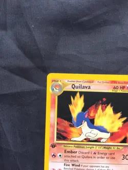 Pokemon Cards: Neo Genesis 1st Edition Uncommon: Quilava 46/111 - Image 2