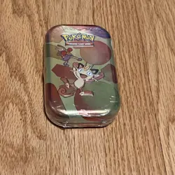 Pokemon Scarlet & Violet - 151 Mini Tin Sealed Authentic - Meowth/Hitmonchan - Image 1