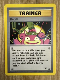 Pokemon TCG Recall Gym Heroes 116/132 Regular Unlimited Uncommon NM - Image 1