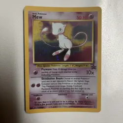 Pokemon Mew TCG Black Star Promos Card 9 Holo Promo - Image 3
