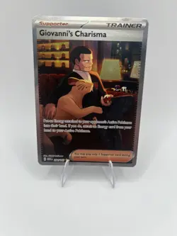 Pokemon Giovanni's Charisma 204/165 Sv: Scarlet & Violet 151 SIR - English - NM - Image 1