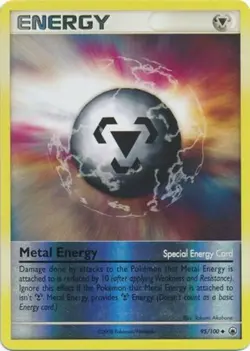 1x Metal Energy - 95/100 - Uncommon - Reverse Holo NM-Mint Pokemon Diamond & Pea - Image 1