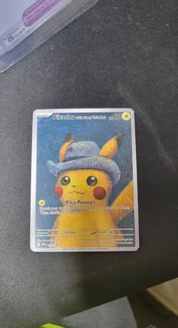 Pikachu With Grey Felt Hat Pokemon Promo #85 RAW - Image 1