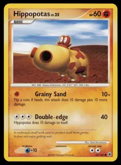 Hippopotas 66/100 Common Majestic Dawn Pokemon Near Mint - Image 1