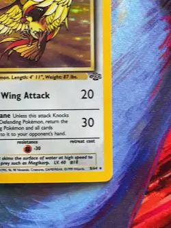 Pidgeot LP 1st Edition Jungle Holo Rare 8 Pokemon Vintage Wizards WOTC 1999 - Image 5