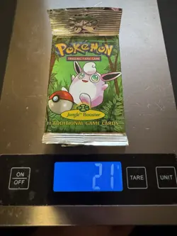 Wizards of the Coast 1999 Pokemon Jungle Booster Pack HEAVY 21 Grams 742818061384 - Image 1