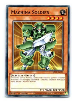 Machina Soldier - SR10-EN010 - Common - 1st Edition - Yugioh - Image 1