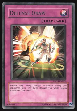 Defense Draw - TDGS-EN065 - Rare - Unlimited - Yugioh - Image 1