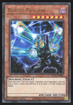 Barrel Dragon - HAC1-EN006 - Duel Terminal Ultra Rare - 1st Edition Yugioh - Image 1