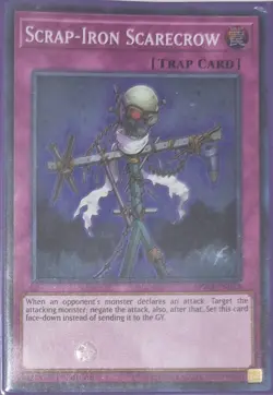 YuGiOh Scrap-Iron Scarecrow Super Rare SPWA-EN058 1st Edition - Image 1