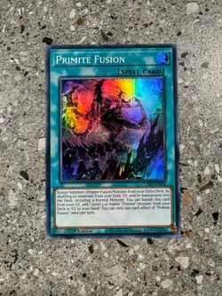 Yugioh TCG Primite Fusion DUAD-EN065 Super Rare 1st Ed EU NM-M - Image 1