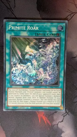 Primite Roar - ROTA-EN059 - Super Rare - 1st Edition - Yugioh - Image 1