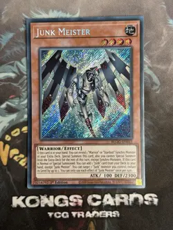 BLGG-EN033 Junk Meister Secret Rare YuGiOh! NEW - Image 1