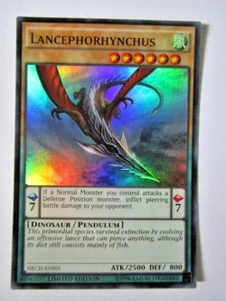 Yugioh! Lancephorhynchus NECH-ENS01 Super Rare Unlimited Near Mint!! - Image 1