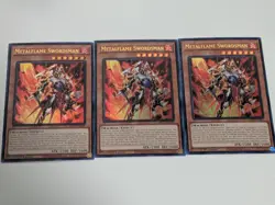 3x Ultra Rare Metalflame Swordsman Yugioh! Mega Pack - Image 1