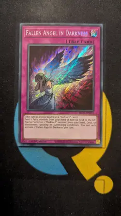 BLGG-EN031 Fallen Angel in Darkness Secret Rare 1st Ed YuGiOh - Image 1