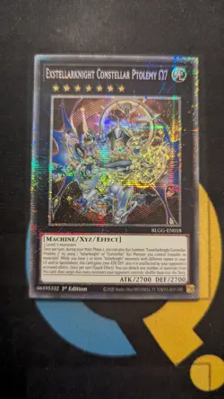 BLGG-EN018 Exstellarknight Constellar Ptolemy Ω7 Starlight Rare 1st Ed YuGiOh - Image 1