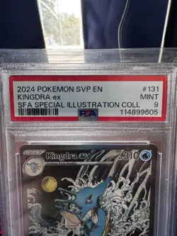 2024 Pokemon Shrouded Fable Special Illustration Kingdra Ex #131 PSA 9 - Image 3