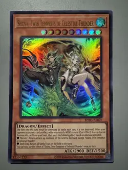 YUGIOH SHIINA TWIN TEMPESTS OF CELESTIAL THUNDER ASIA ENGLISH BPRO-AE027 ULTRA - Image 1