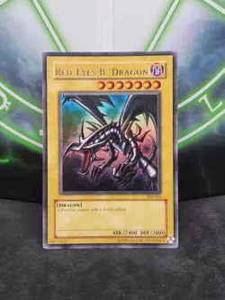 Yugioh Red-Eyes B. Dragon SDJ-001 Ultra Rare NM - Image 1