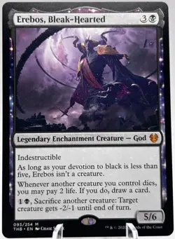 1x Erebos, Bleak-Hearted | FOIL | Theros Beyond Death | MTG Magic Cards NM FOIL - Image 1